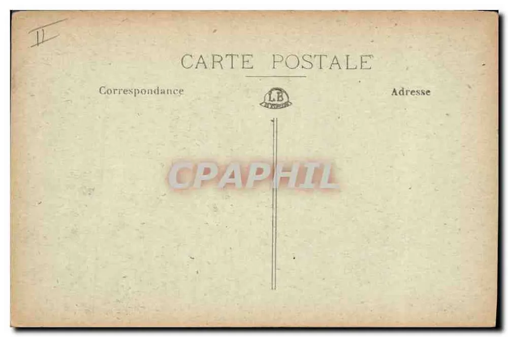 Dijon — Caixa de Economia inaugurada em 1892 — editor L.B. Paris - Verso