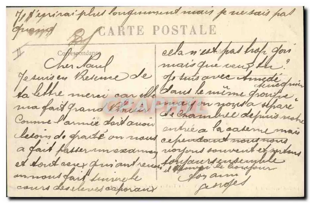 Digne - Das Theater und die Sparkasse — Librairie-Papeterie M. Autric - Rückseite