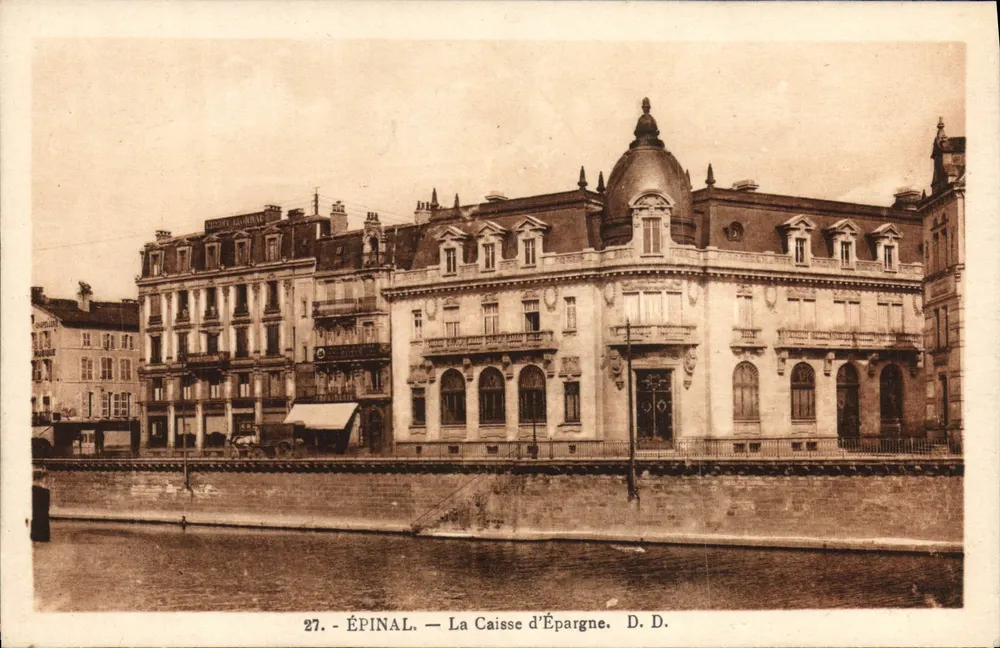 Épinal — A Caixa de Economia — D. D. - Frente