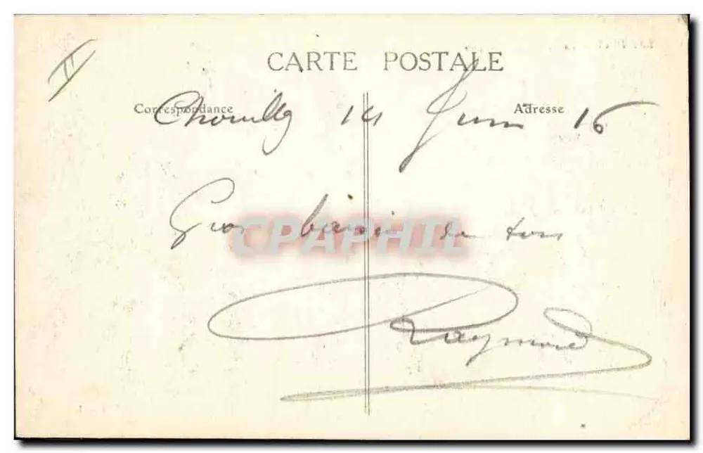 ÉPERNAY — A Caixa de Economia — Editor J. B. - Verso