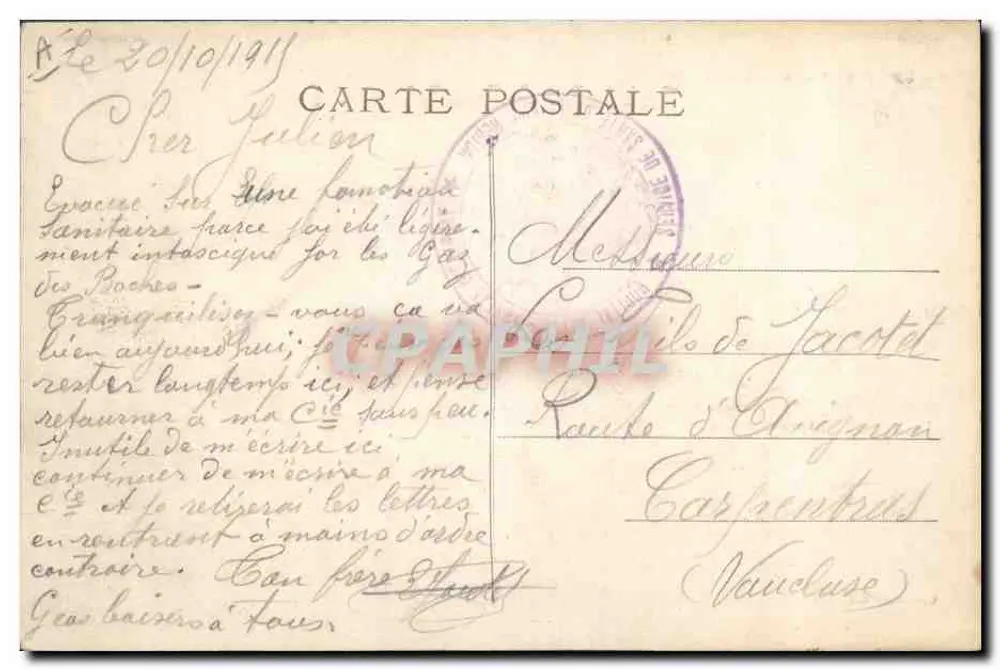 ÉPERNAY - A Caixa de Poupança — Igreja de São Etienne em segundo plano - Verso