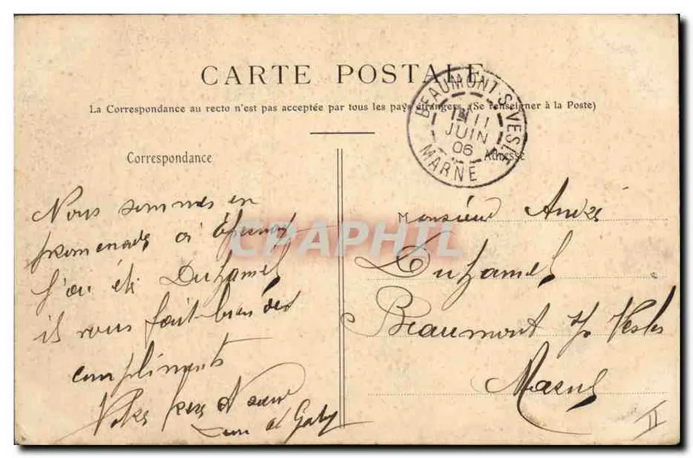 Epernay — Caixa de Economia — C.M., editora, Epernay - Verso