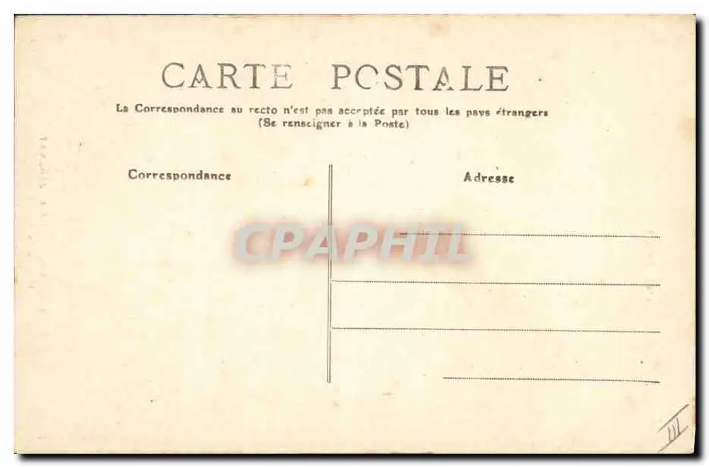 Auvergne — Ein glücklicher Auvergnat — M.T. I.L. n°2608 - Rückseite