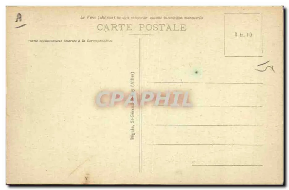 Le Velay Pittoresque — La Bourrée — Ideal, n° 247 - Rewers