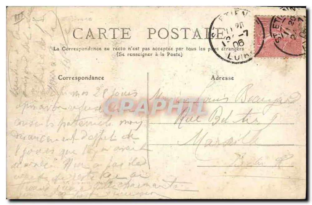 Bourrée d'Auvergne — Apresentação das Senhoras — M.T. n°304 - Verso
