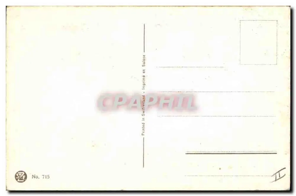 Barco a vela ao entardecer — pintura — STF, n° 715 - Verso