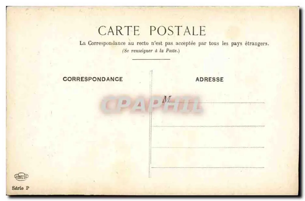 Die Cagnards des Hôtel-Dieu — Kupferstich von A. Apolis — Serie P - Rückseite