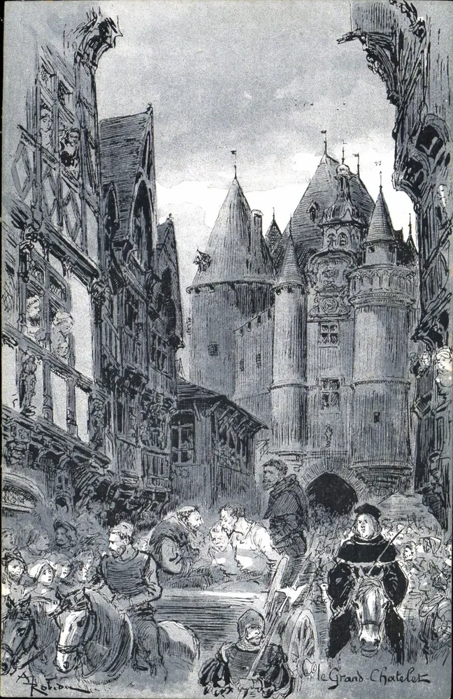 Das Grand Châtelet — Paris — Verlag Carolet, Serie P - Vorderseite