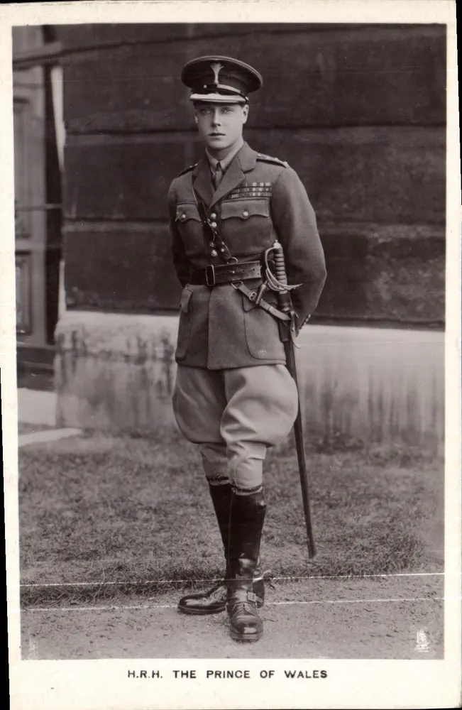 H.R.H. Der Prinz von Wales — in militärischer Uniform — Tuck's Postkarte Nr. 3659 - Vorderseite