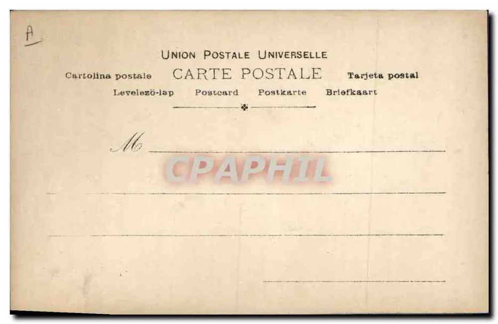 Claude Ritter — dançarina exótica em traje oriental — Ruittiger, Paris, série S.I.P. n° 884/2 - Verso