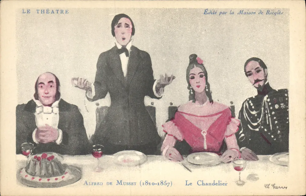 Das Theater — Alfred de Musset (1810-1857) — Verlag Maison de Ricglès - Vorderseite