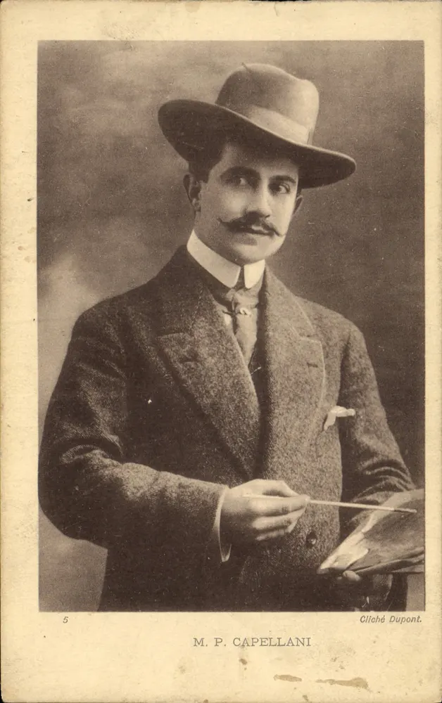 M. P. Capellani — retrato de artista — Cliché Dupont, n°5 - Frente