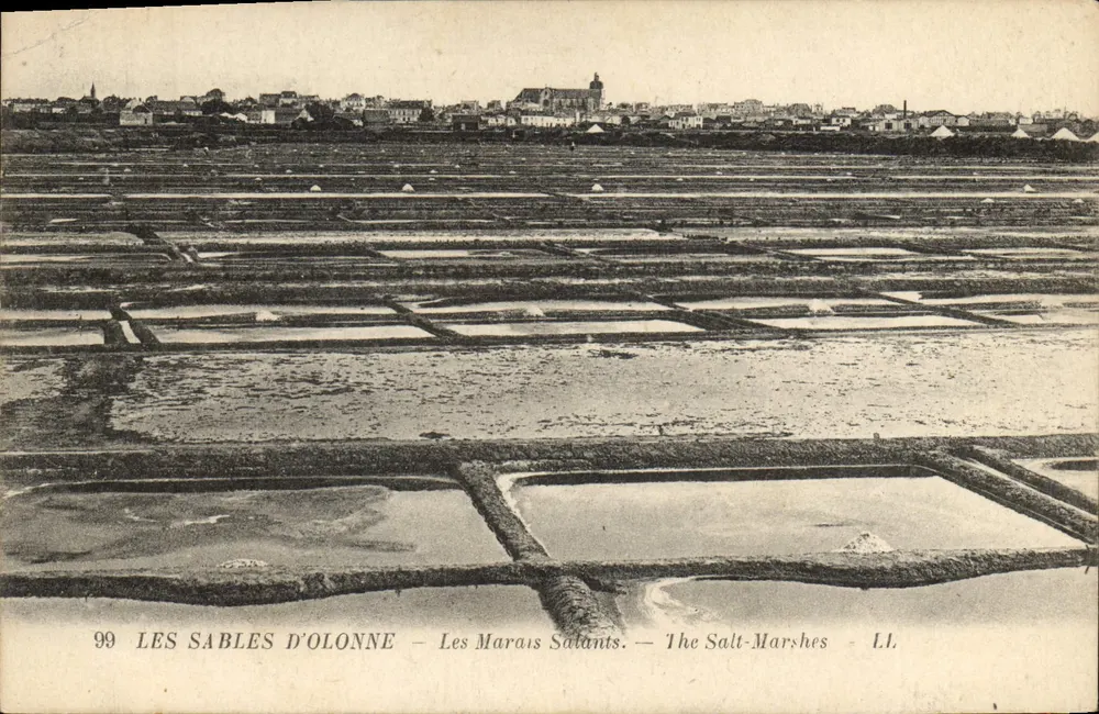 레 사블 드 올롱 — 레 마라스 살랑트 — The Salt-Marshes — I.I. - 앞면