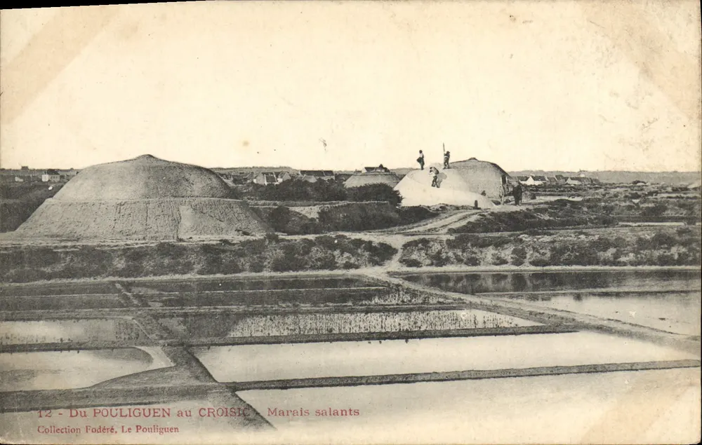 Von POULIGUEN nach CROISIC — Salzwiesen — Sammlung Fodéré, Le Pouliguen - Vorderseite