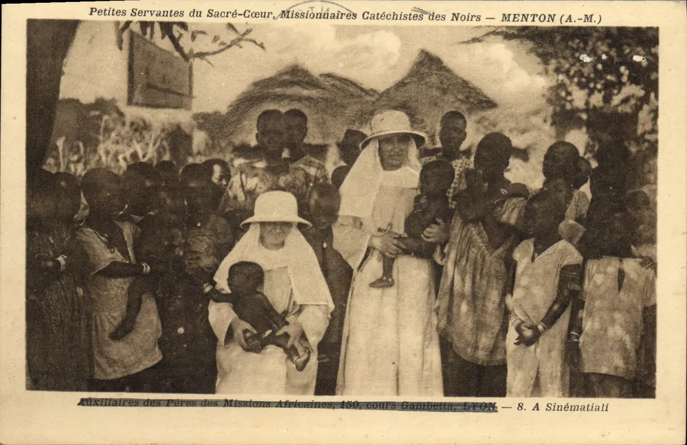 Petites Servantes du Sacré-Cœur, Missionnaires Catéchistes des Noirs — MENTON (A.-M.) - Vorderseite