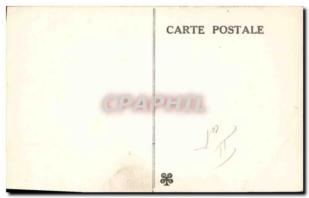 Bamboula — Lettre de remerciement à des bienfaiteurs — Cl. Faye - Verso