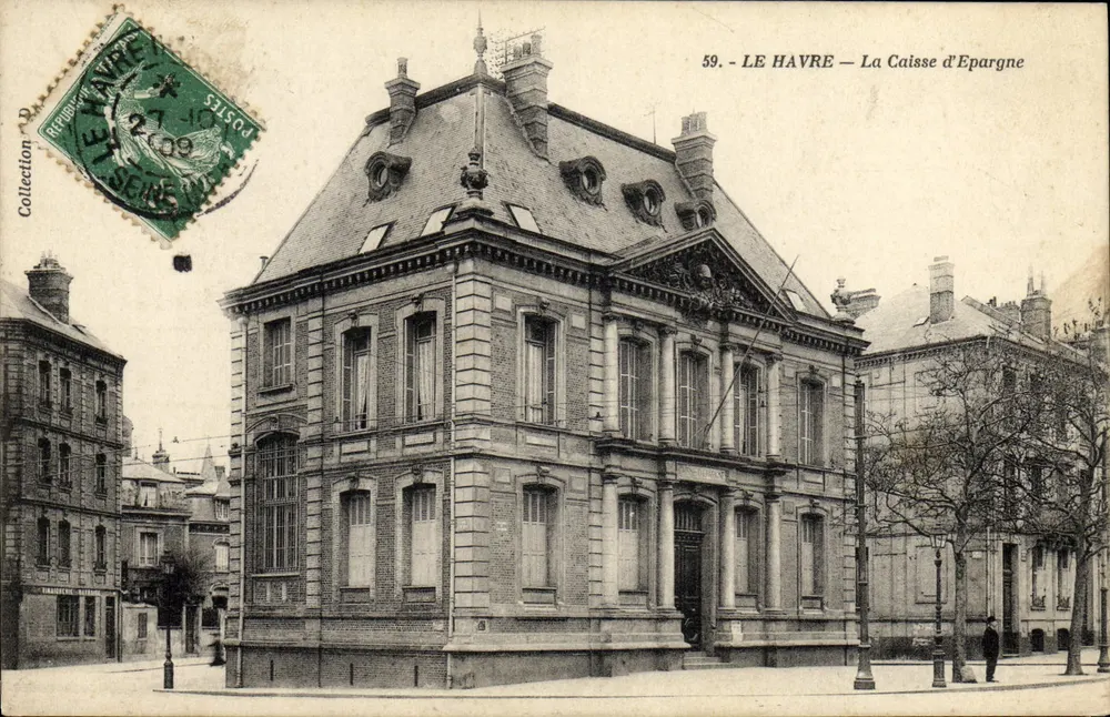 Le Havre — A Caixa de Poupança — Editor desconhecido, n° 59 - Frente