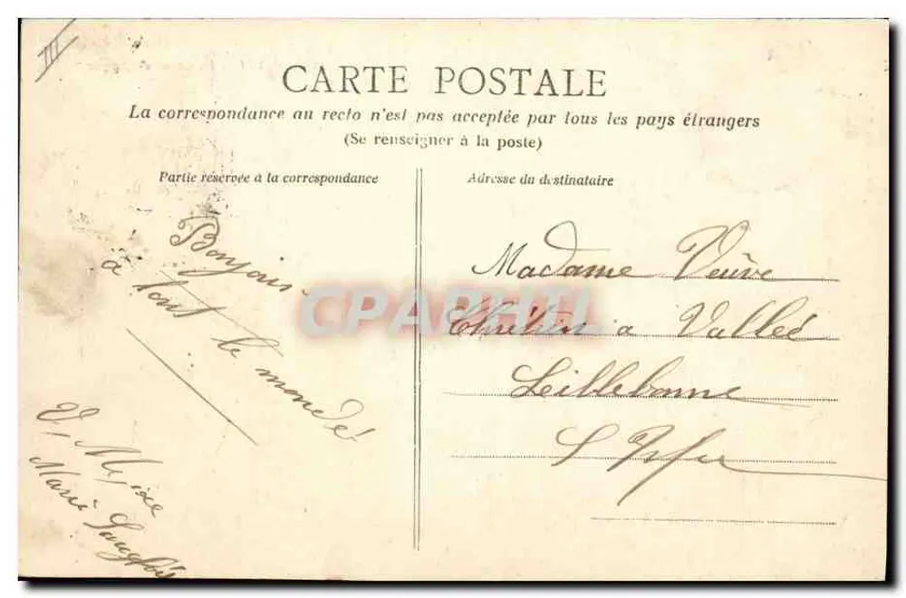Le Havre — A Caixa de Poupança — Editor desconhecido, n° 59 - Verso