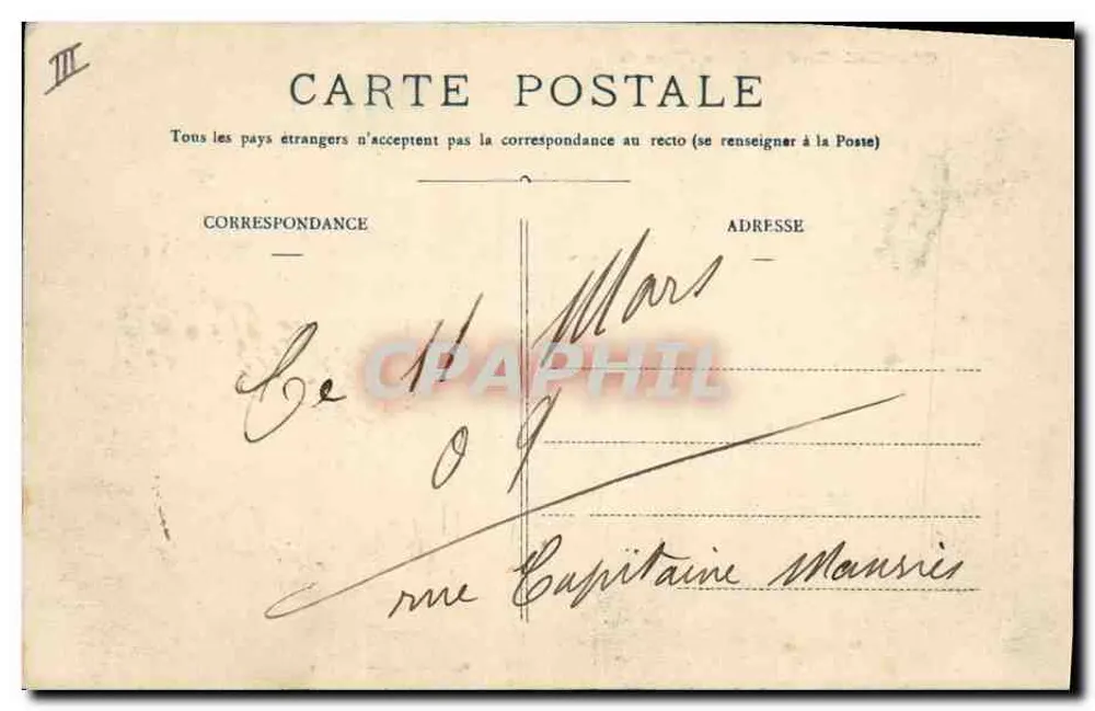 Graulhet (Tarn) — Caixa de Poupança — editor L. Blanc, n° 1909 - Verso