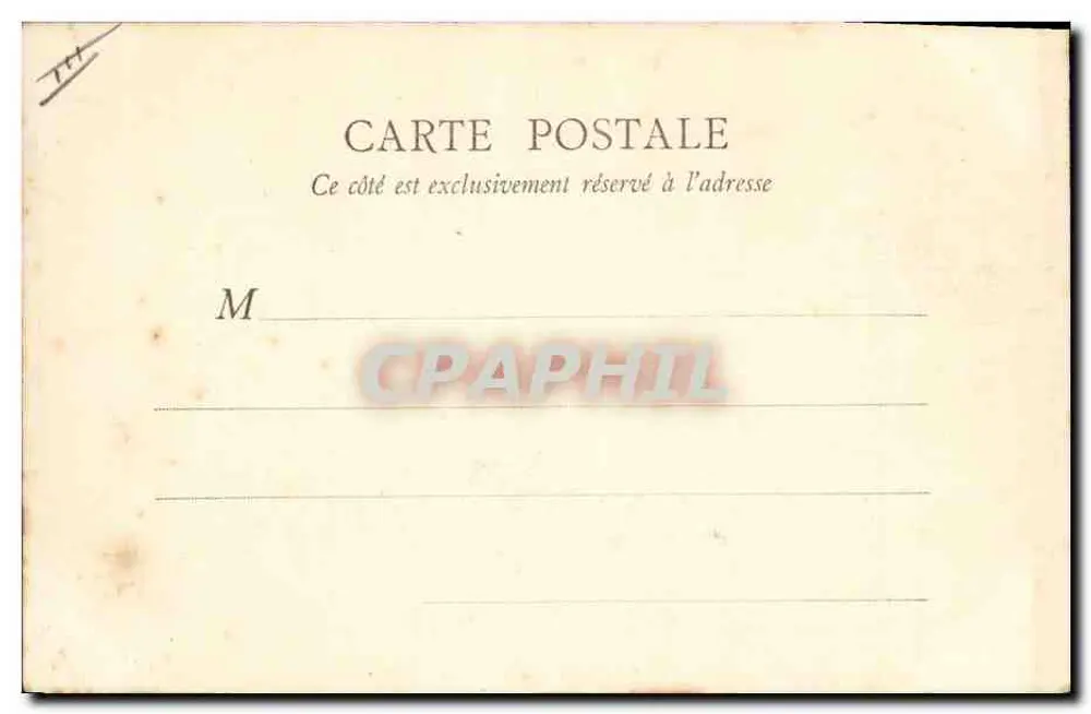 Lens — Hotel de la Caisse d'Epargne — B. F., Paris - Rückseite