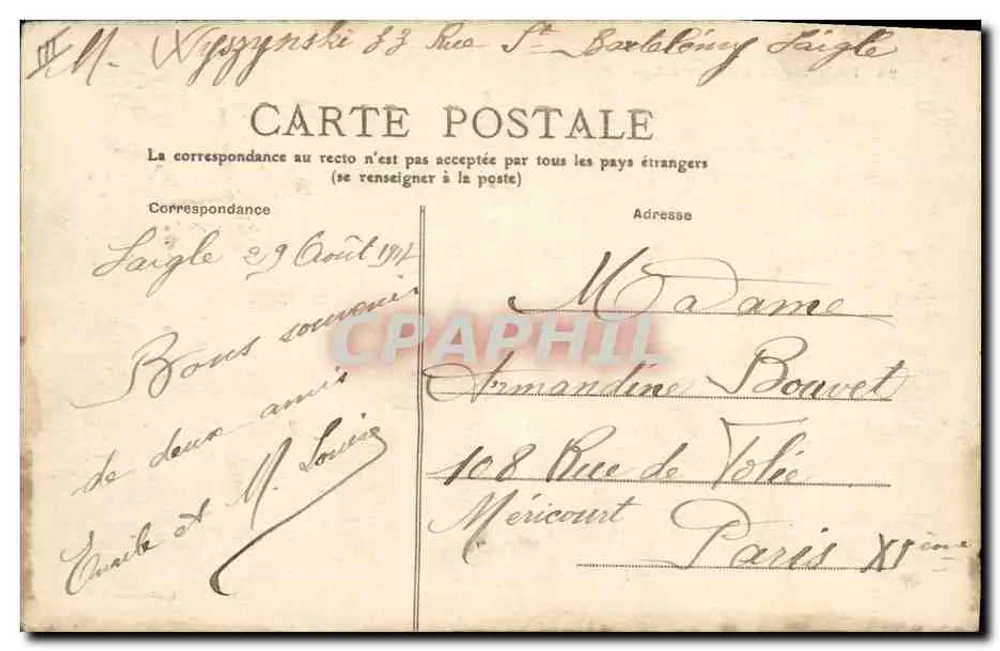 Laigle - A Caixa de Poupança — editor desconhecido, n° 24 - Verso