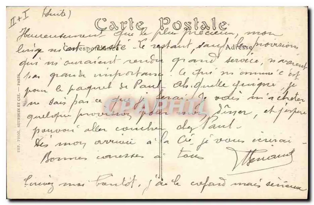 Langres — La Caisse d'Epargne — ND. Phot. n°38 - Verso