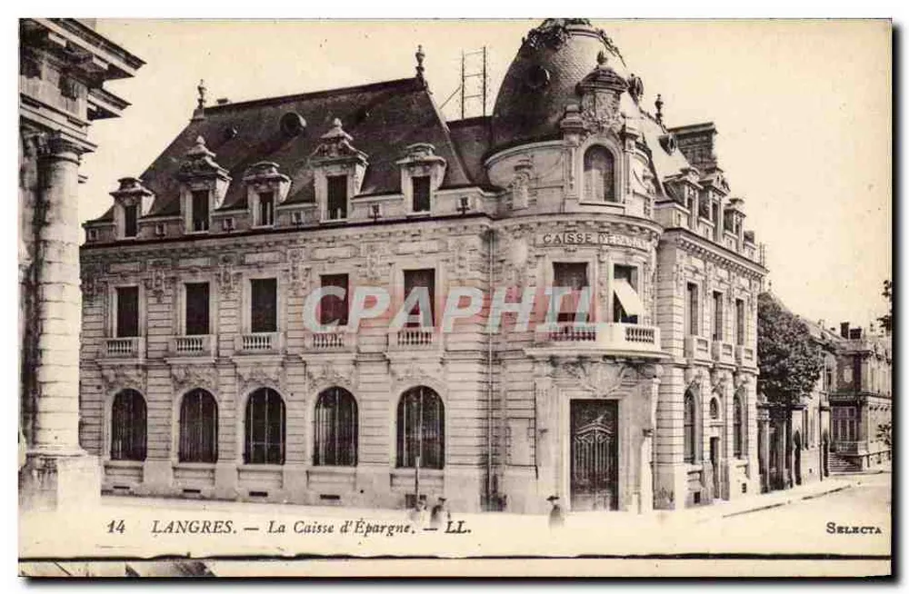 Langres — A Caixa de Poupança — Selecta - Frente