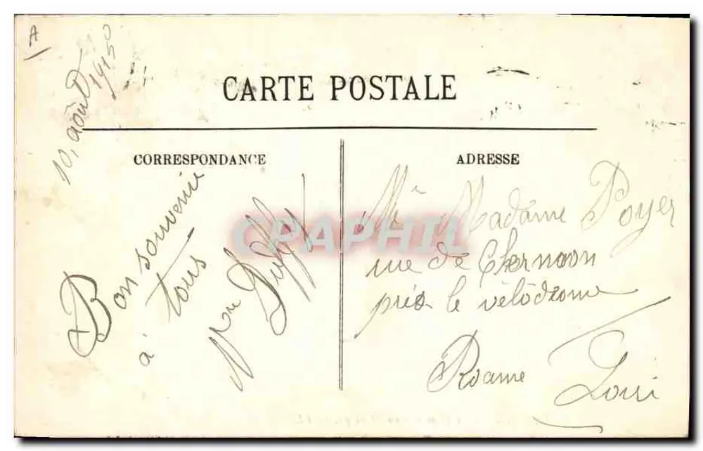 Auvergne — A Proposta de Casamento — LL. — A. Robaqui - Verso