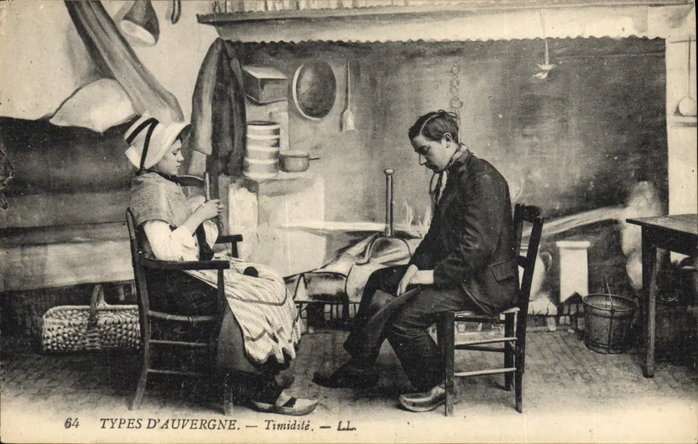 Tipos de Auvergne — Timidez — LL. — N° 64 - Frente