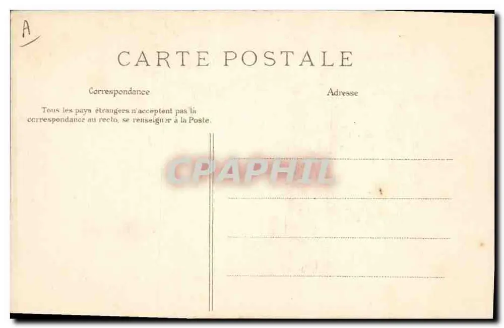 Bourrée d'Auvergne — casal em traje tradicional — Lib. Bureta, Saint-Cerv (Loir) - Verso