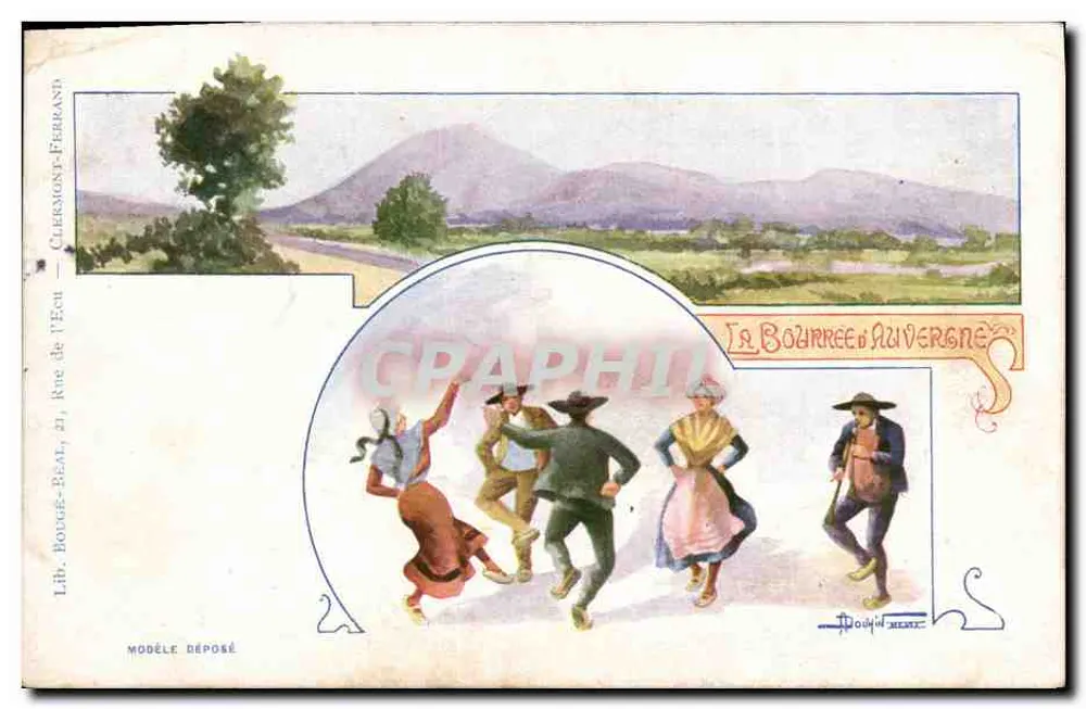 A Dança Auvergnata — Dança tradicional — Clersmont-Ferband - Frente
