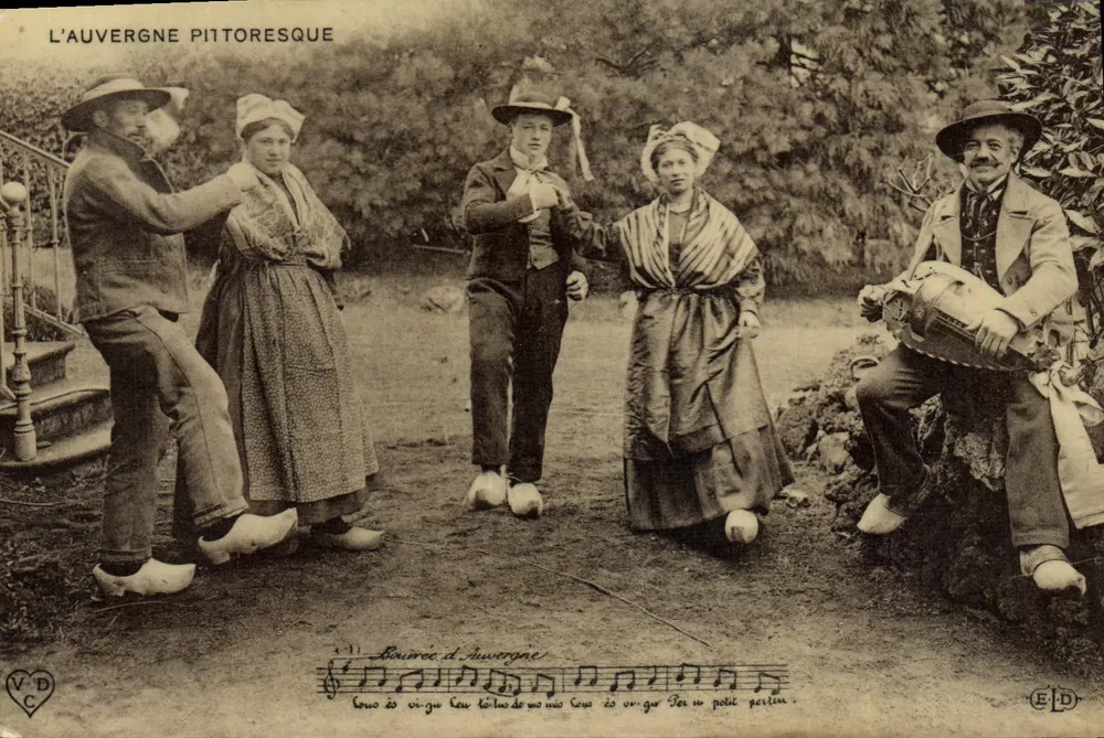Bouree d'Auvergne — Pittoreska Auvergne — ELD - Awers