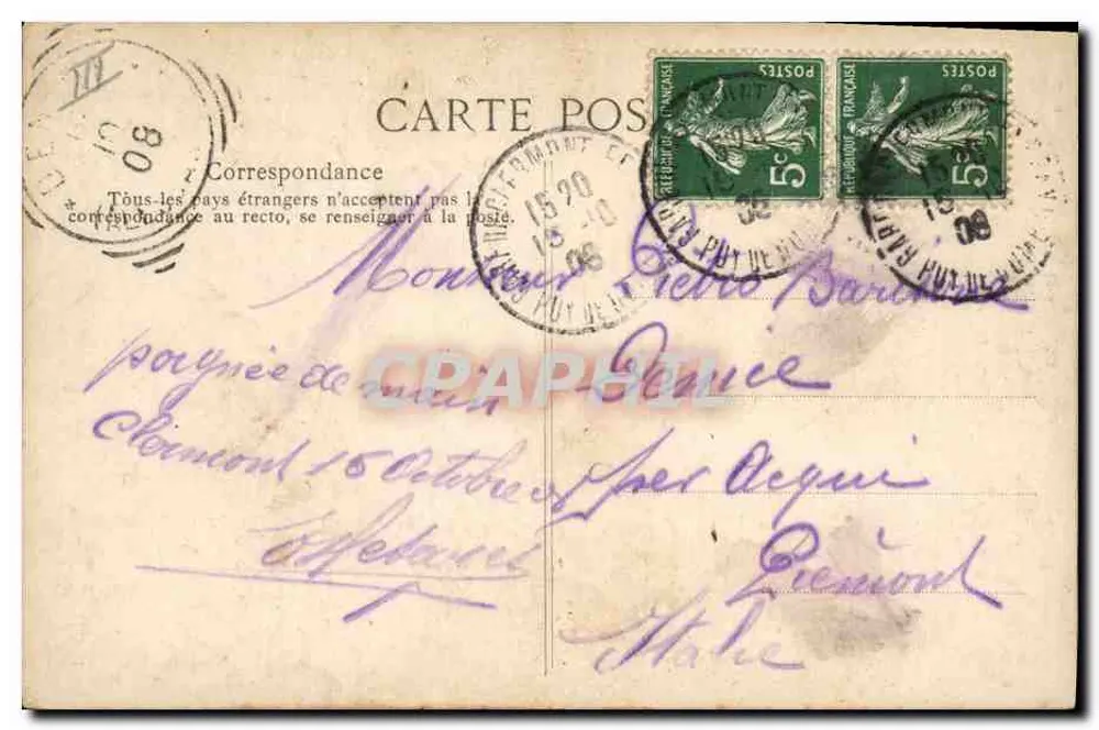Bouree d'Auvergne — Pittoreska Auvergne — ELD - Rewers