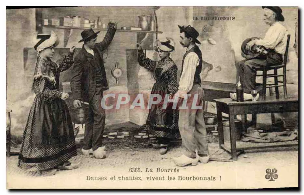 A Bourrée — Dançem e cantem, vivam os Bourbonnais! — LE BOURBONNAIS, n° 6366 - Frente