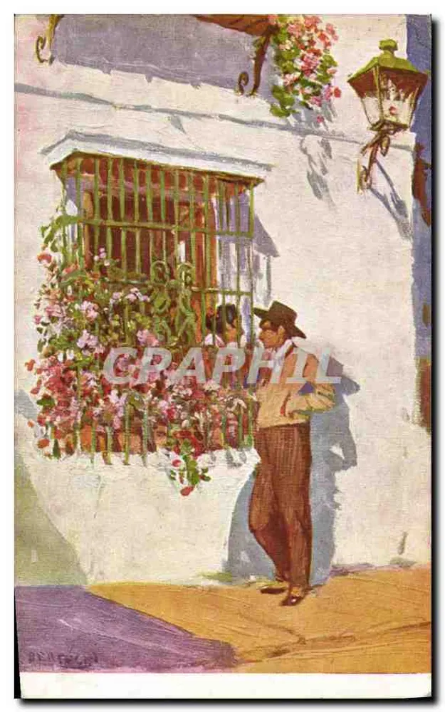 Mulher à janela — cena de rua — Edições Victoria, N.º 276a - Frente