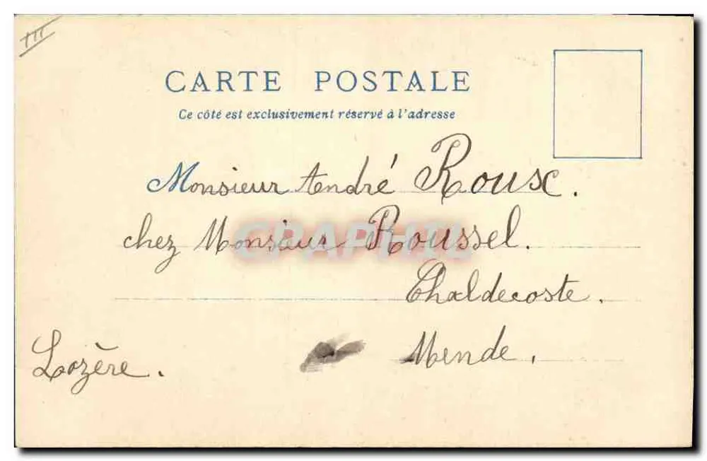 Rue des Remparts — Paris — A. Rubiba - Rückseite