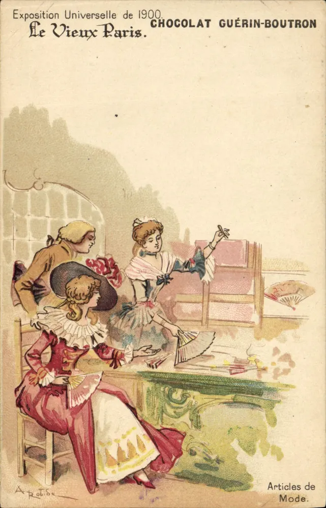 Weltausstellung 1900 — Alt-Paris — Chocolat Guérin-Boutron - Vorderseite