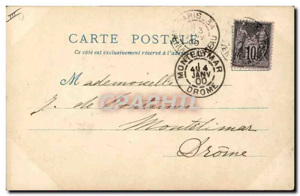 Kirche Saint-Julien des Méne triers — Alt-Paris — A. Fabiès - Rückseite