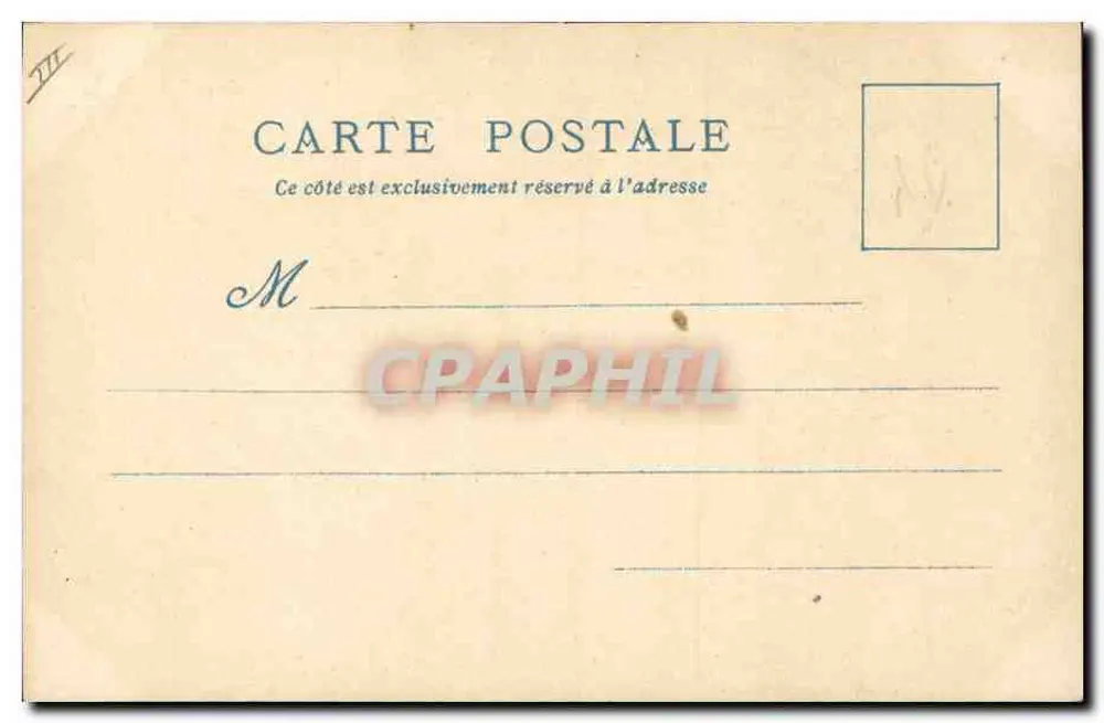Praça do Pré aux Clercs — O Velho Paris — editor A. Robida, n° III - Verso