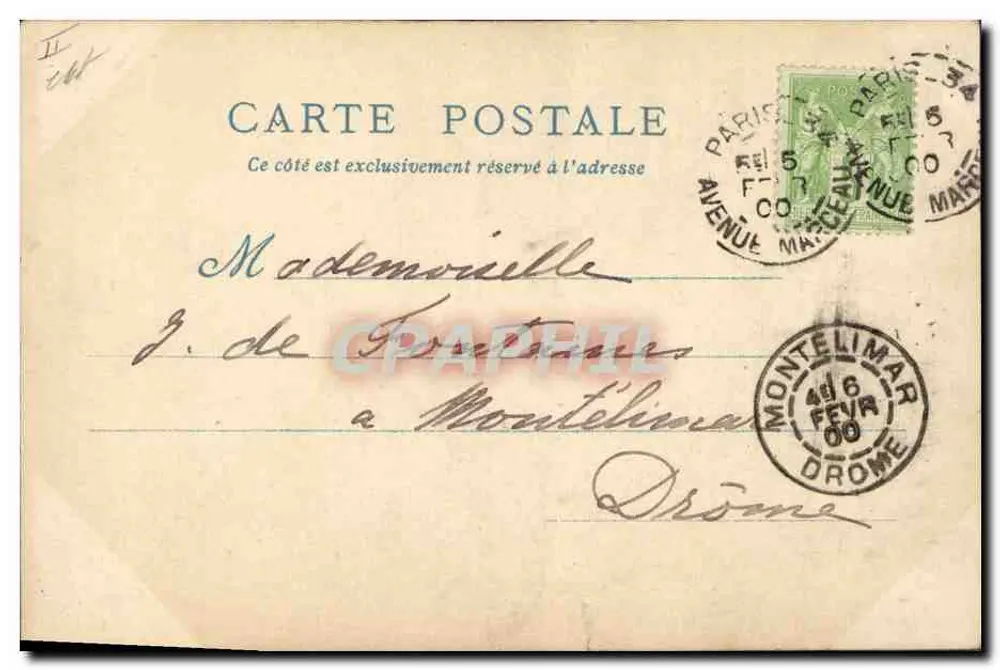 Place du Grand Châtelet — Paris — A. Robida - Rückseite