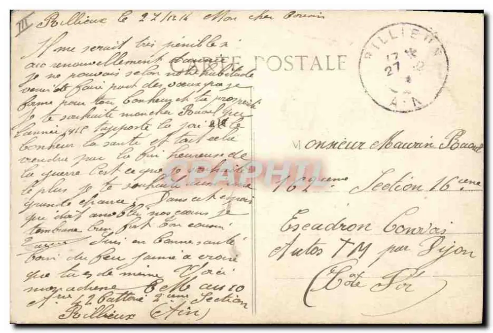 George V, Rei da Inglaterra — em uniforme naval — editor S. Argès, n° 148 - Verso