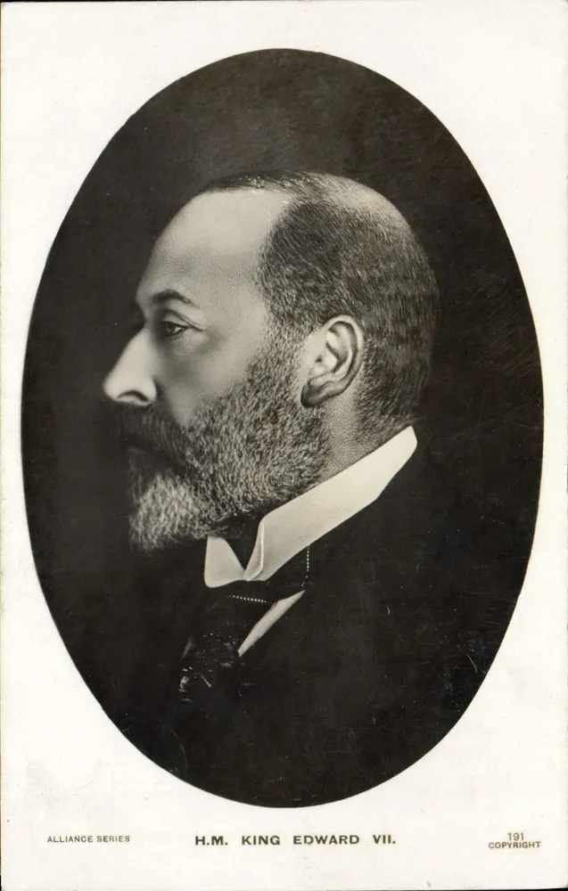 H.M. King Edward VII — Série Alliance n°191 — Alliance Ltd. - Frente
