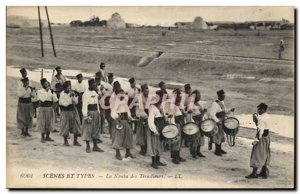 Die Nouba der Tirailleurs — SCÈNES ET TYPES — LL. — n° 0062 - Vorderseite