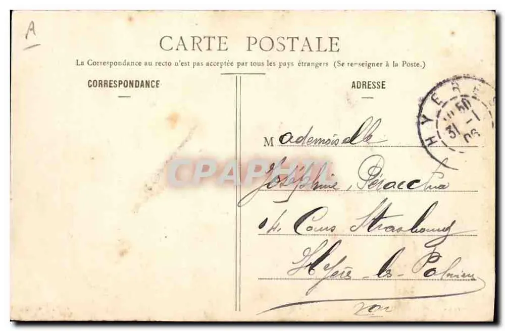 Trommel und Posaunen der algerischen Schützen — Bousdica, Souk-Ahras — Cliché Bellisson, n°32 - Rückseite