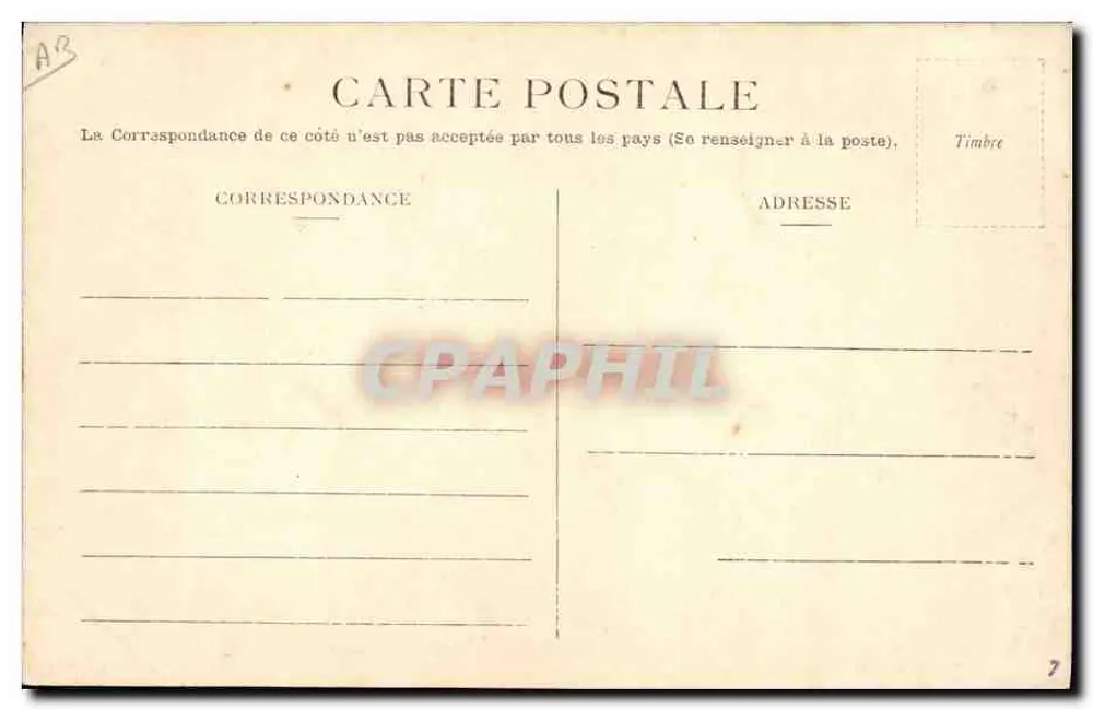 Blida (Algerien) — Viertel der Tirailleurs — J. Getser, Algier - Rückseite