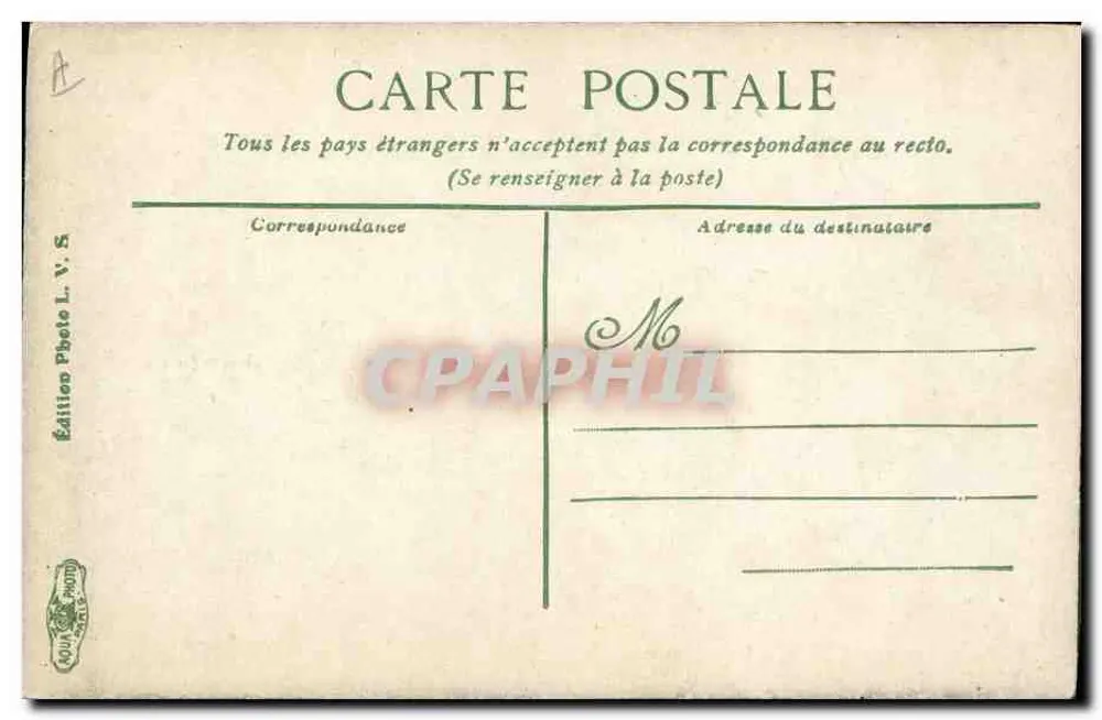 Algerien - Ehemaliger Tirailleur mit Medaille - Edition Photo L. V. S. - Rückseite