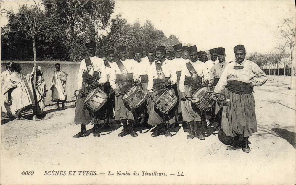 La Nouba der Tirailleurs — SCÈNES ET TYPES — LL — n°6089 - Vorderseite
