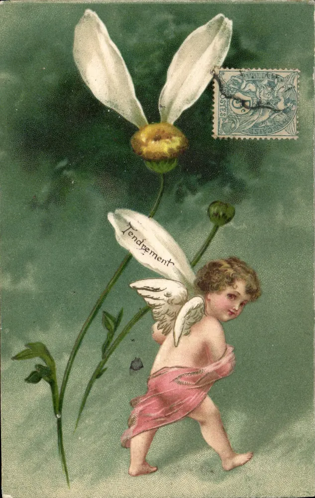 Cupidon e flor — Ternamente — editor não visível - Frente