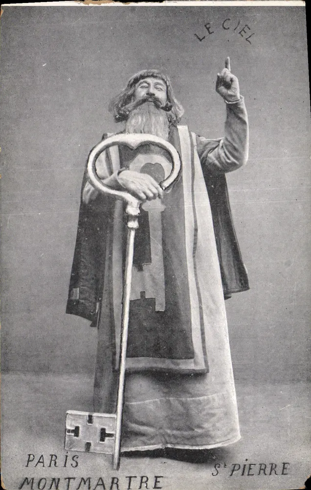 Saint Pierre — scène de théâtre à Montmartre — éditeur PARIS MONTMARTRE - Frente