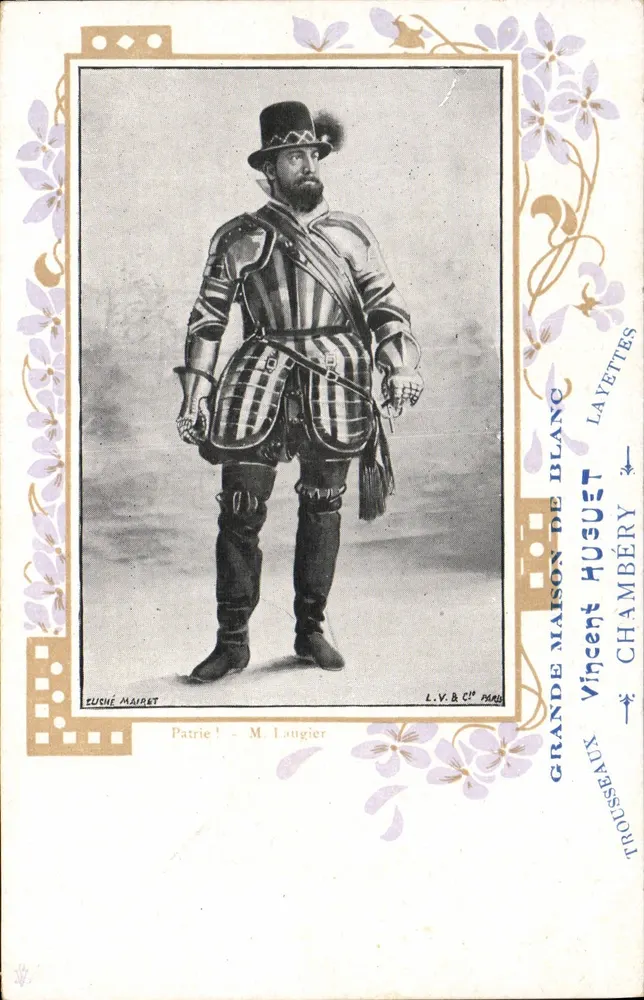 Soldado em armadura — cena teatral — Grande Maison de Blanc, Vincent Huguet, Chambéry - Frente